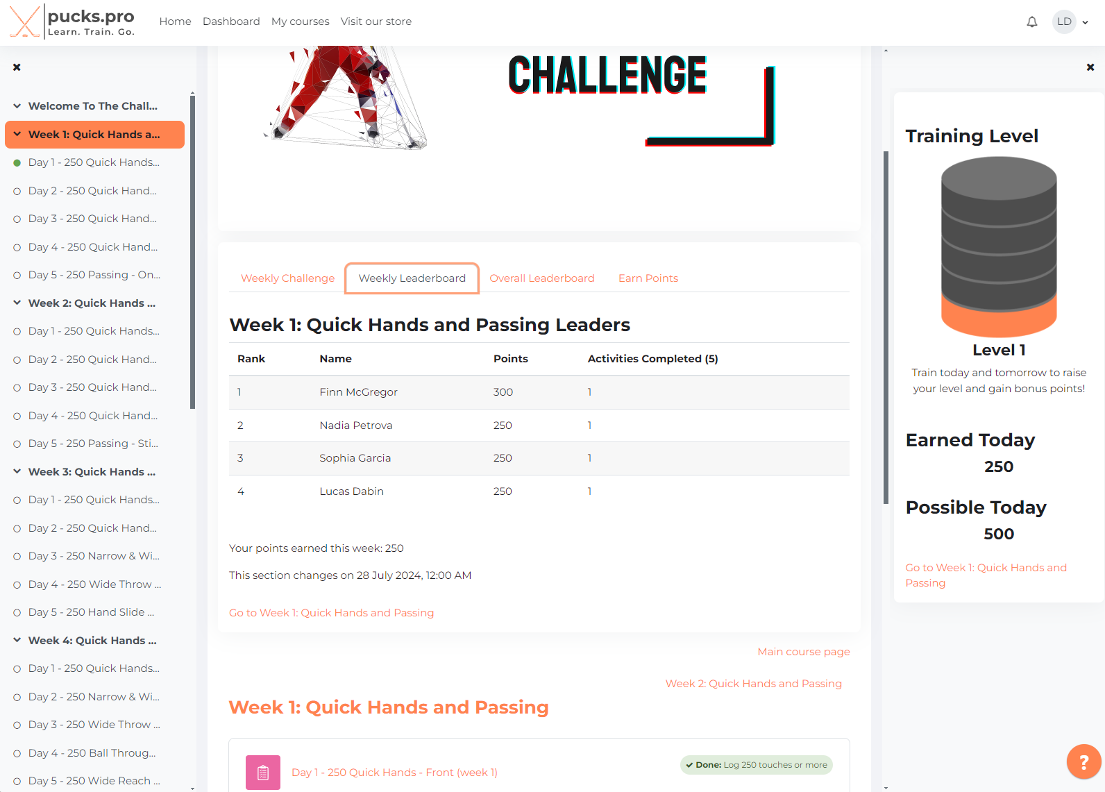 10000 Touch Challenge