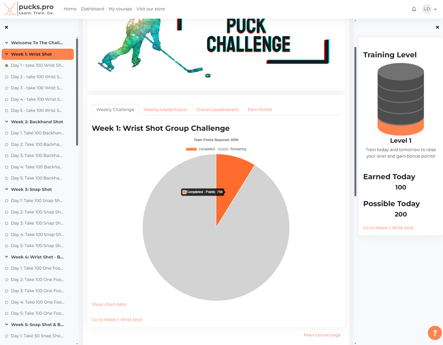 5000 Puck Challenge