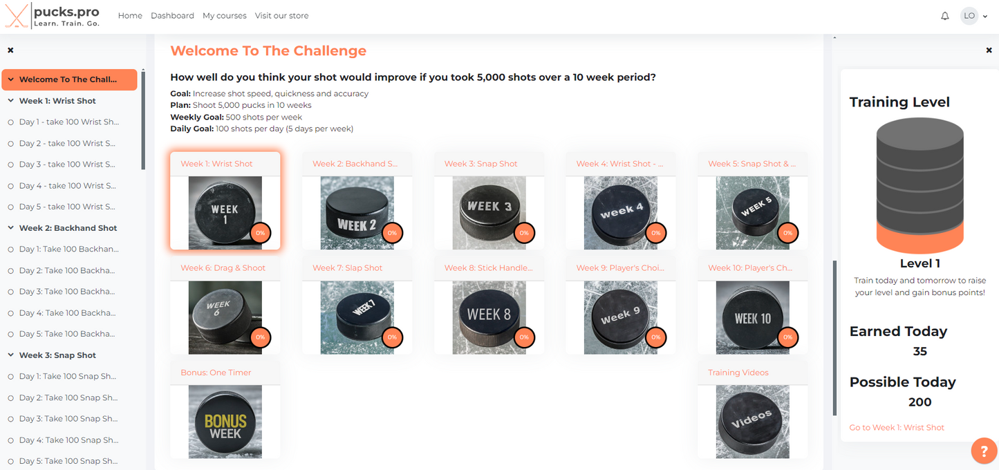 5000 Puck Challenge