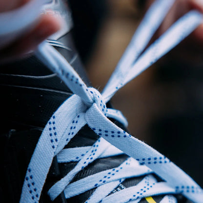 Howies White Cloth Hockey Skate Laces